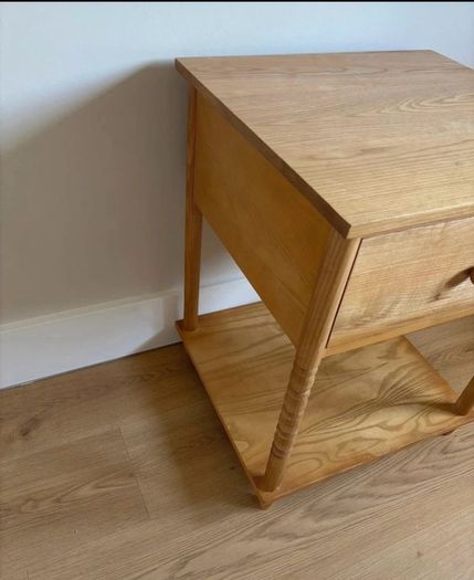 Zara Home Oak Bedside Locker