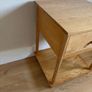 Zara Home Oak Bedside Locker Image 3