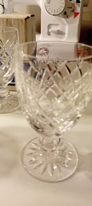 Five Vintage Waterford Crystal Claret Glasses