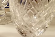 Five Vintage Waterford Crystal Claret Glasses