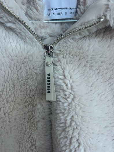 faux fur jacket from Bershka