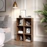 _bookcase with 6 compartments, office shelf, cube shelf, standing shelf, for living room, bedroom, office, children's room, vintage brown Image 3