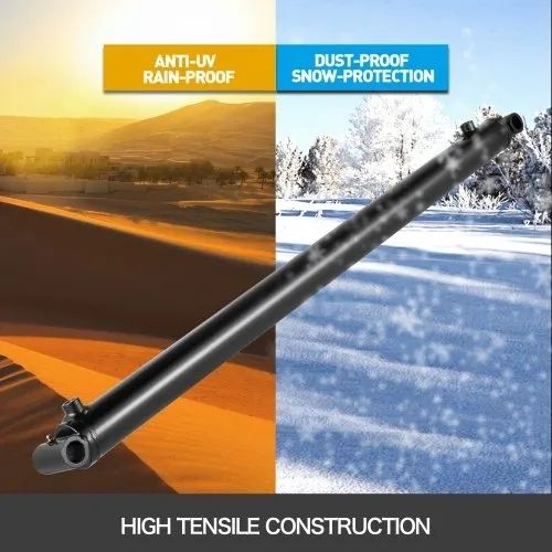 Hydraulic Cylinder 2\" Bore 36\" Stroke Hydraulic Ram Cylinder 3000psi Hydraulic Cylinders Welded Double Acting Cross Tube SAE6 Port Hydraulic Lifting Cylinder (2 X 36)