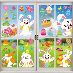 Easter Decorations Home,Easter Window Stickers Easter Window Decorations Easter Window Clings (FREE POSTAGE)