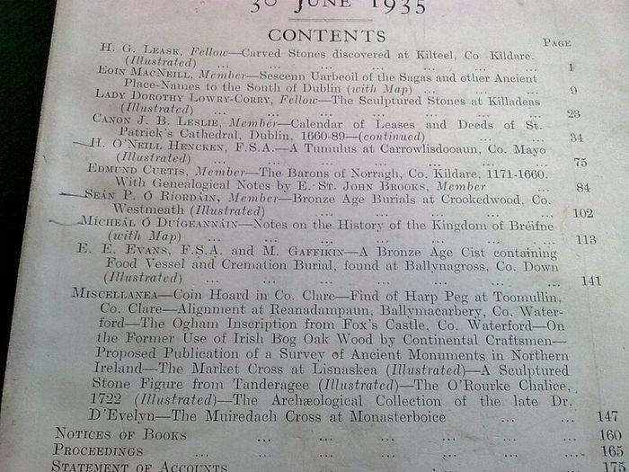 Journal of the Royal Society of Antiquaries of Ireland 1935
