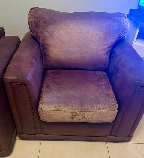 Corner L sofa + armchair