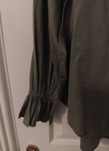 M&S green blouse size 10