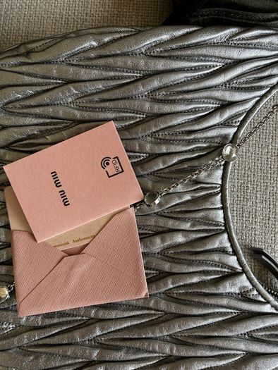 Miu miu crystal chain bag