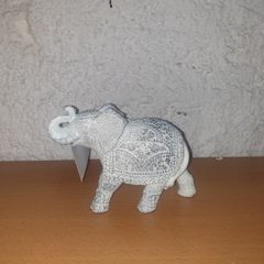 White Elephant Ornament