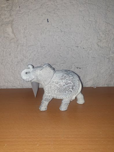 White Elephant Ornament