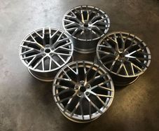 18" Inch Audi R8 V10 Style Alloy Wheels - Vw Polo /  Beetle -  Seat Ibiza - Audi A1 Tt Mk1 - 5x100