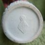 Antique Staffordshire Parian Ware Pitcher: William Brownfield Fern Design, Pewter Lid Image 5