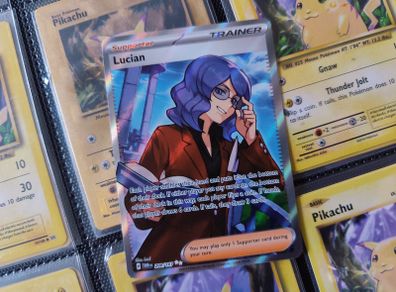 Lucian ! Ultra Rare ! from Twilight Masquerade Set ! 2024 ! Pokemon Card !