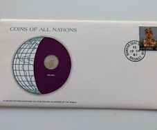 Brunei 1981 Vintage Coin Stamp cover BUNC