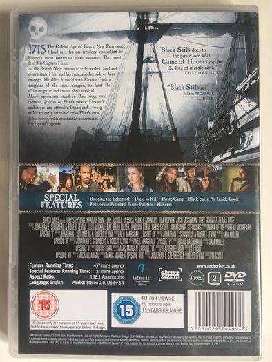 Black Sails (2014) Season 1 [DVD TV Boxset]