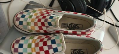 Vans slip-on shoes multicoloured