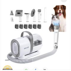 dog clippers with Hoover for hair removal