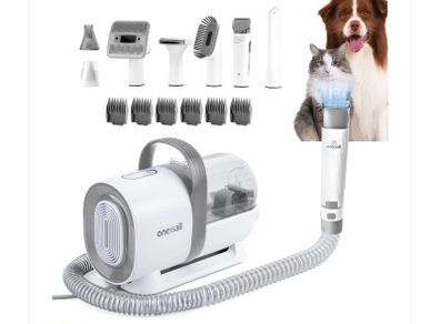 dog clippers with Hoover for hair removal