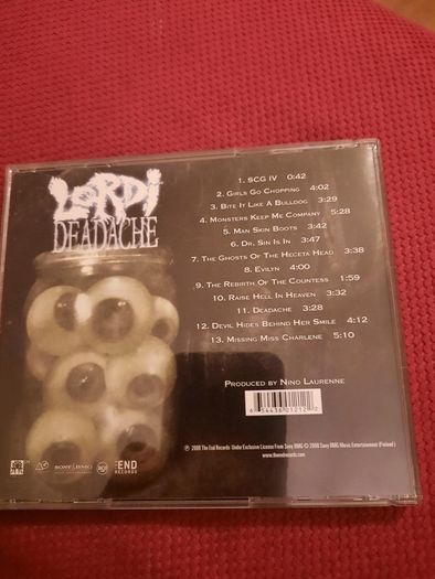 Lordi: Deadache CD - US Original Pressing - 2008 (fully Autographed)