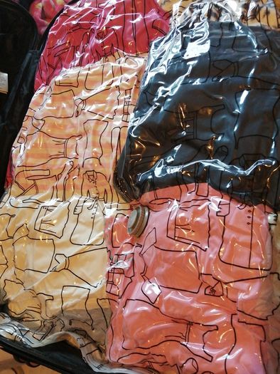 Bags of women clothes