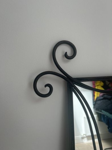 Cast Iron Alfrank console table and mirror