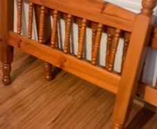 Solid Pine Single Bed For Sale