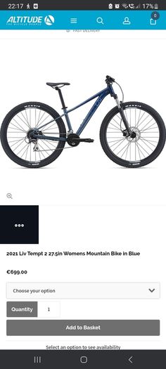 Giant Liv mountain bike