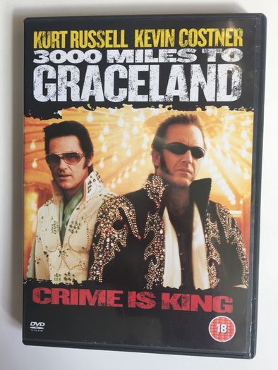 3000 Miles To Graceland [2001] Kurt Russell, Kevin Costner, Courteney Cox, David Arquette, Bokeem Woodbine, Christian Slater, Kevin Pollak & Daisy McCrackin [Movie DVD]