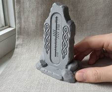 Personalised Irish Ogham Standing Stone  Custom Celtic Name Gift