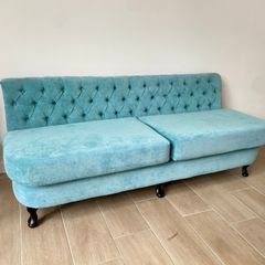 Blue Velvet Designer Sofa