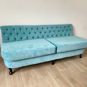Blue Velvet Designer Sofa