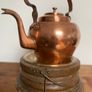 French solid copper kettle and warmer stand Image 3