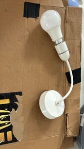 11 light bulbs with ceiling fixture
