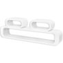 Wall Cube Shelves 6 pcs White Image 5