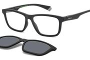 Polaroid Matte Black Grey Uni Sex Prescription Eye Glasses / Sunglasses (Brand New)