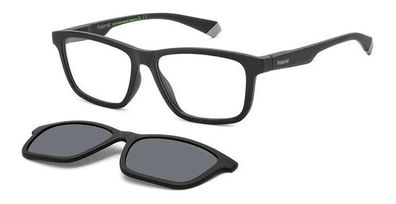 Polaroid Matte Black Grey Uni Sex Prescription Eye Glasses / Sunglasses (Brand New)