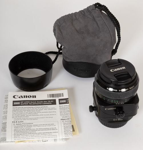Canon TS-E 90mm f/2.8 Tilt-Shift Lens with Extender EF 1.4x III