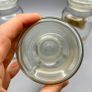 3 x Vintage Clear Glass Apothecary Style Airtight Sweet Storage Jar 18cm High Image 3