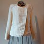 Mint Velvet cream blazer jacket 12 Image 9