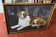 Retro Rug Plan Framed Picture