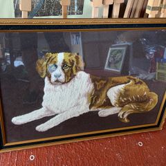 Retro Rug Plan Framed Picture
