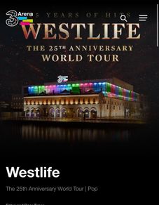 westlife standing tickets