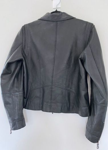 Uterque leather biker jacket