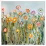 Spring Flowers, XXL painting by Irish artist Helen Mathews Image 2