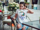 Unicorn Birthday Girl Funny Girls Ladies T-shirt Tee Top Great Gift Present