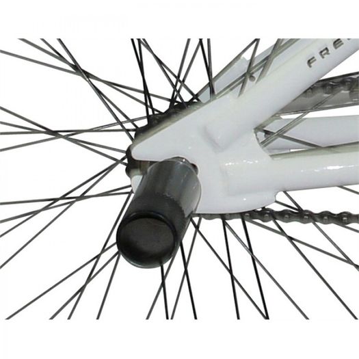 11" Rooster NO MERCY, 20" Wheel, White/Blue