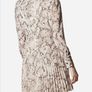 Karen Millen Beige Pink Snake Print Pleated Mini Dress BNWT UK 14 RRP 230 Image 7