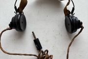 Original WW2 British Army DLR No. 5 Headphones mid World War II.
