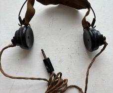 Original WW2 British Army DLR No. 5 Headphones mid World War II.