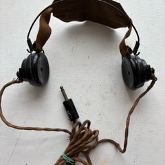 Original WW2 British Army DLR No. 5 Headphones mid World War II.